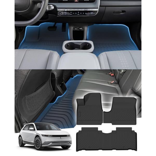 【並行輸入品】Sunsdrew Floor Mats for 2022 2023 2024 2025...