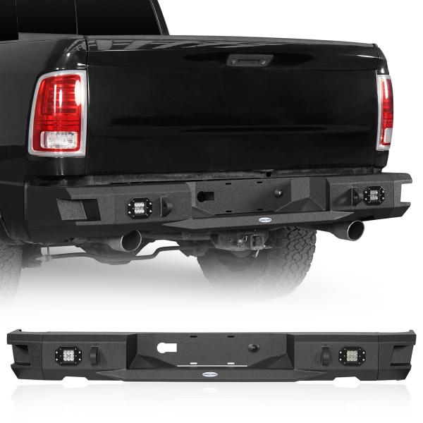 【並行輸入品】Hooke Road 09 18 Ram 1500 リアバンパー バックステップバンパ...