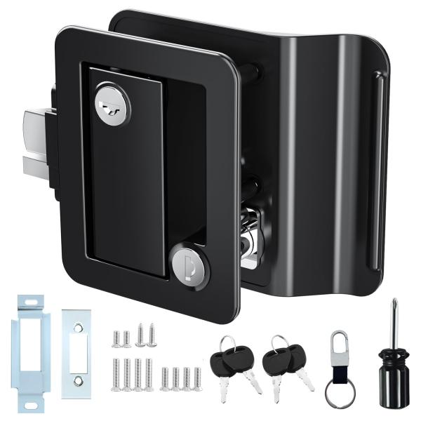 【並行輸入品】RVドアラッチ、キャンピングカードアロック、RVドアロック、トラベルトレーラードアラッ...