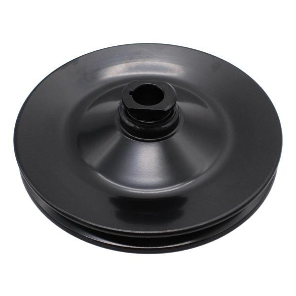【並行輸入品】GSKMOTOR ブラック パワーステアリングプーリー シングルグルーブ Vベルト キ...