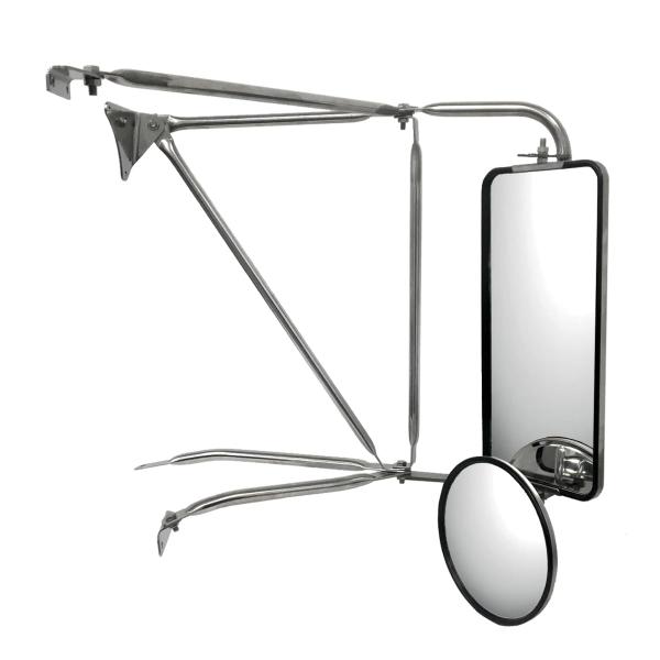 【並行輸入品】Stainless Door Mirror with TOP Mount Lower ...