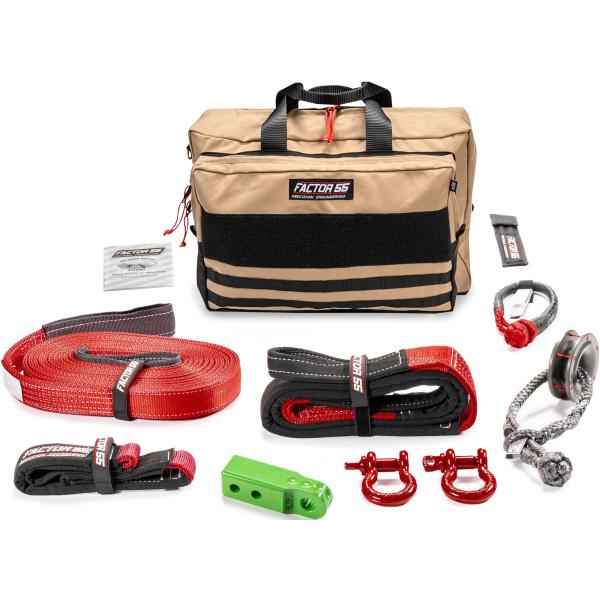 【並行輸入品】Factor 55 Sawtooh ウインチと牽引リカバリーキット トラック、ジープ、...