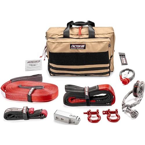 【並行輸入品】Factor 55 Sawtooh ウインチと牽引リカバリーキット トラック、ジープ、...