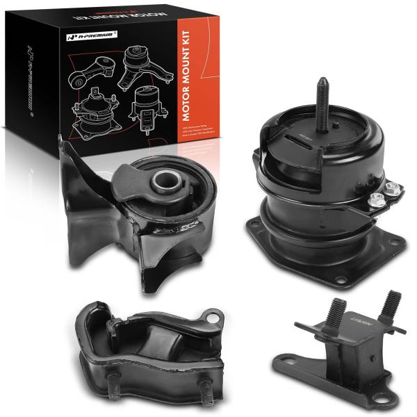 【並行輸入品】A Premium 4個 エンジンモーターマウントとトランスミッションマウントキット ...