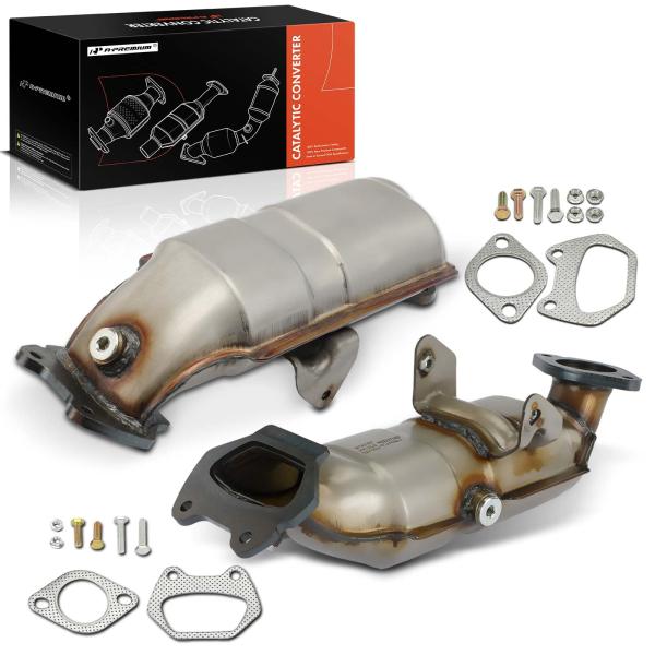 【並行輸入品】A Premium Front and Rear 2 PC Catalytic Con...