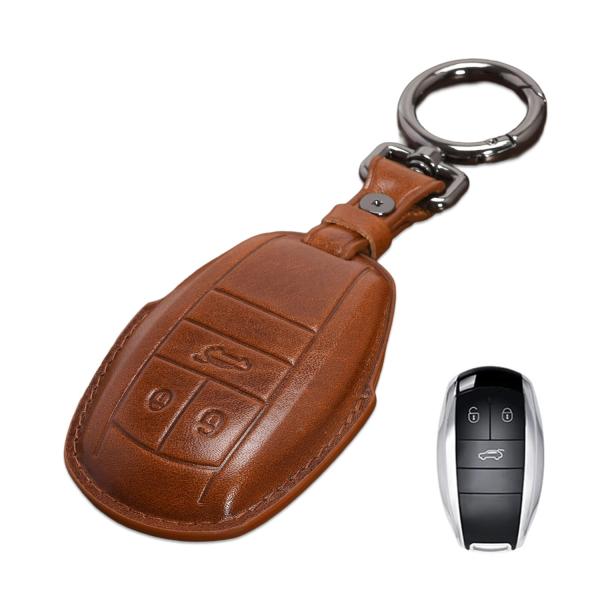 【並行輸入品】JanneChou 本革スマートリモートキーフォブケースカバー プロテクターシェルアク...