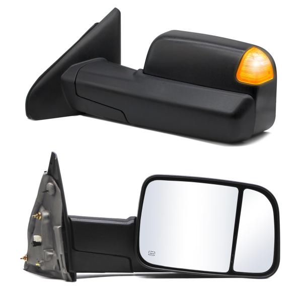【並行輸入品】ReYee 牽引ミラー 2002 2008 ダッジ ラム 1500 2003 2006...