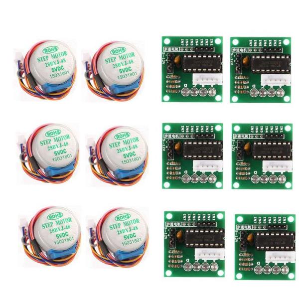 【並行輸入品】#fepart 6 Sets 28BYJ 48 DC 5V Stepper Motor...