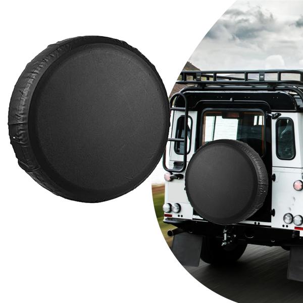 【並行輸入品】Jewkot 車用スペアタイヤプロテクター 1個パック 18.3インチ PVCレザー ...