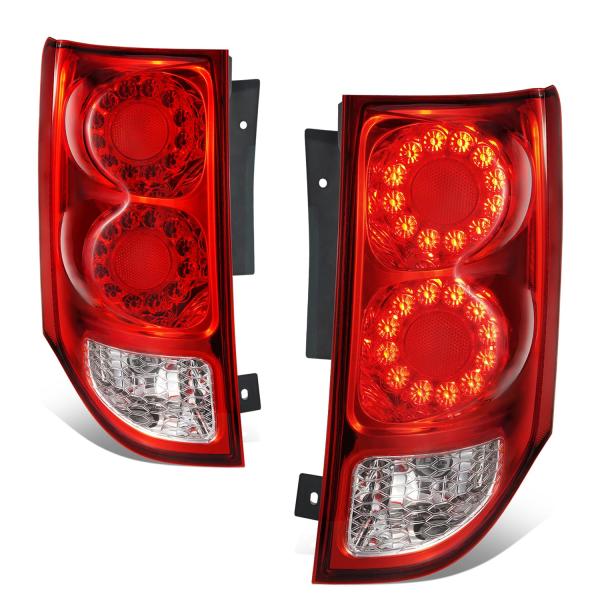 【並行輸入品】 Auto Dynasty Rear Tail Lights Assembly Com...