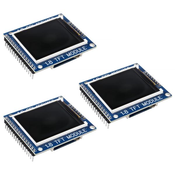 【並行輸入品】AOICRIE 3pcs 1.8 Inch Serial SPI TFT LCD Sc...