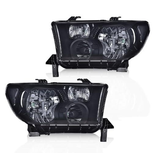 【並行輸入品】LQI Headlights Compatible with 2007 2013 To...