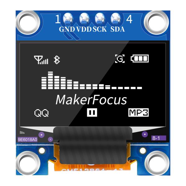 【並行輸入品】MakerFocus 0.96インチ OLED ディスプレイモジュール I2C IIC...
