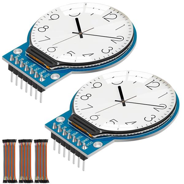 【並行輸入品】1.3インチカラーTFT LCD HDディスプレイモジュール2個、デュポンワイヤーラウ...