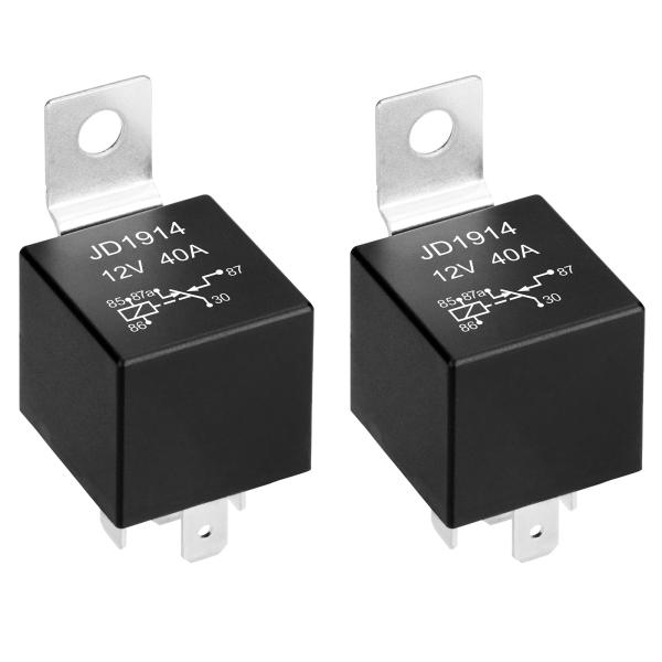 【並行輸入品】Weasch JD1914 カーリレー 12V 40A 5ピン SPDT 自動車用スイ...