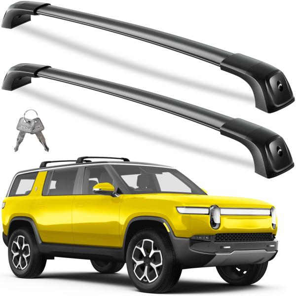 【並行輸入品】 Wonderdriver 330lbs Lockable Roof Rack Cro...