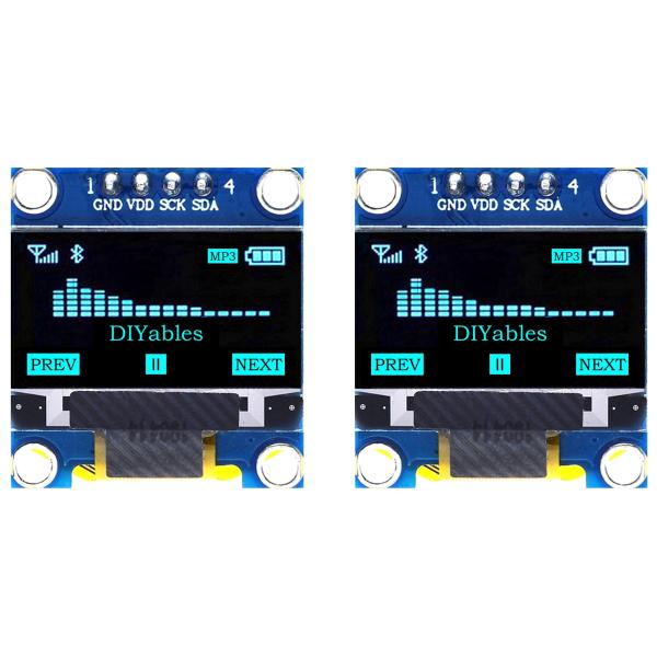 【並行輸入品】DIYables 0.95インチ OLED I2C IIC ディスプレイモジュール 1...