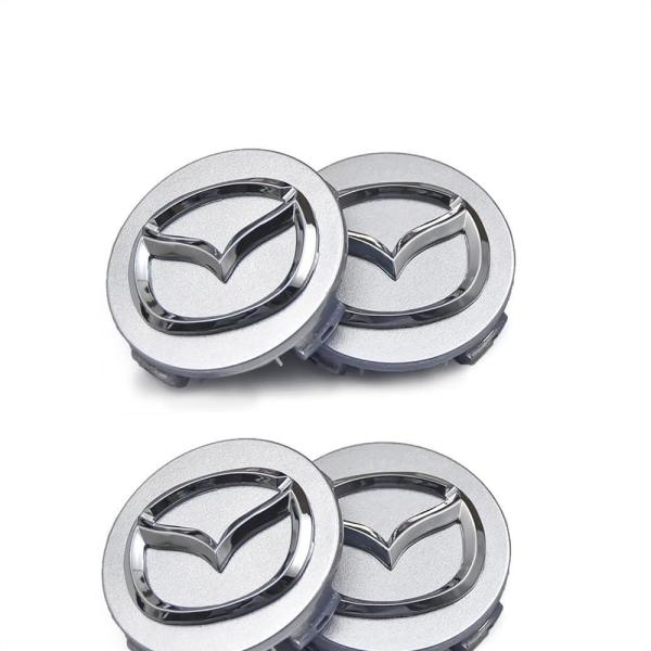 【並行輸入品】HMMZF 4 PCS Car Wheel Center Caps for Mazda...