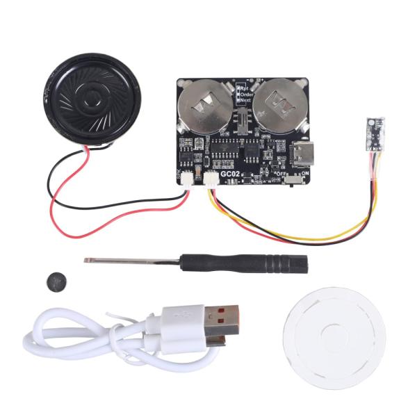 【並行輸入品】DONGKER 8M プログラム可能な音声録音モジュール、DC 5V 磁気コントロール...