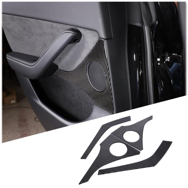 【並行輸入品】Car Inner Door Speaker Panel Cover Trim Com...