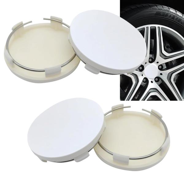 【並行輸入品】FISTANA 4 PCS Car Snap on Wheel Center Hub ...