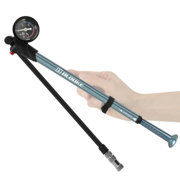 【並行輸入品】ゲージ付きショックポンプ 300psi 高圧エアポータブルミニ フロントフォークリアサ...