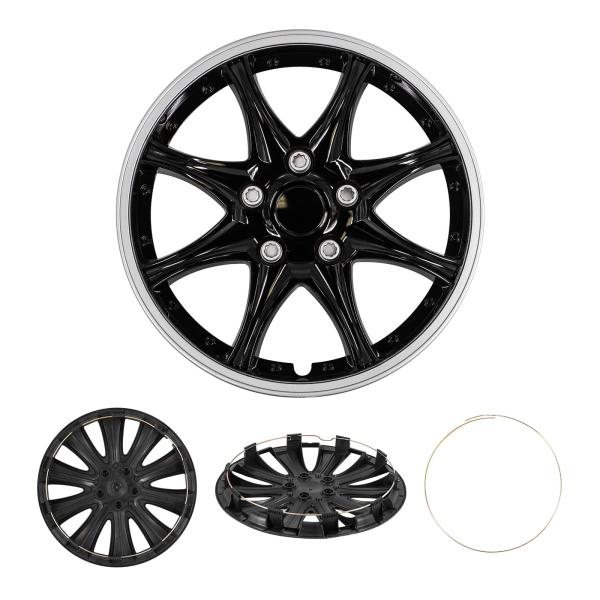 【並行輸入品】Cobra Tek Set of 4 Hubcaps Wheel Cover JDM ...