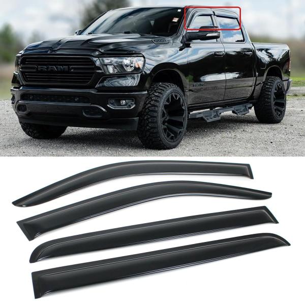 【並行輸入品】Fits for 2019 2025 Ram 1500 4 Door Crew Cab...
