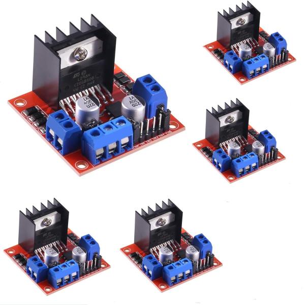 【並行輸入品】MicroTunk 5PC L298N Motor Driver Board Modu...