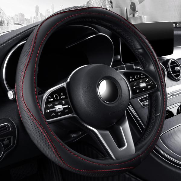 【並行輸入品】QSICF Car Steering Wheel Cover for Toyota C...