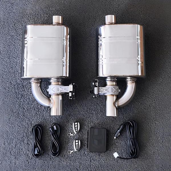 【並行輸入品】2.5" Universal Electric Valved Exhaust Muff...