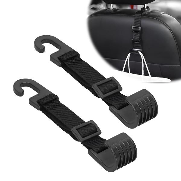 【並行輸入品】ZNDAW カーシートヘッドレストフック 2個 調節可能 自動バックシート パースホル...