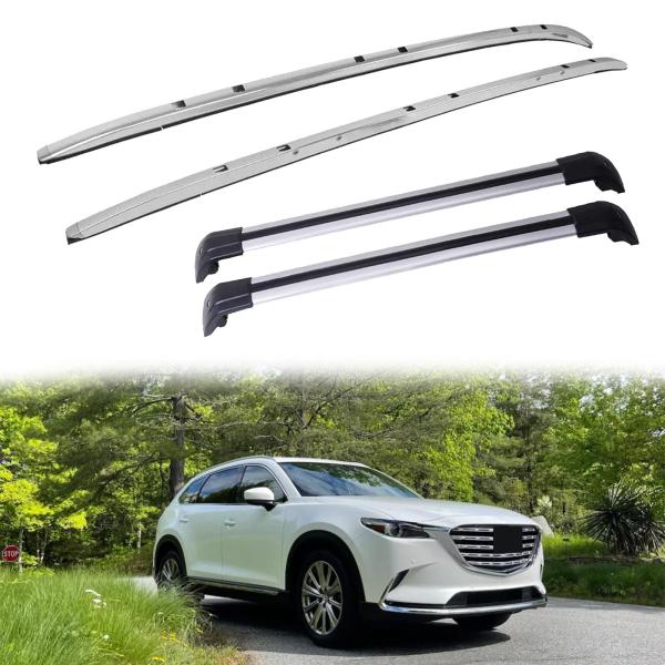 【並行輸入品】 4PCS Roof Rack Cross Bar Fits for Mazda CX...