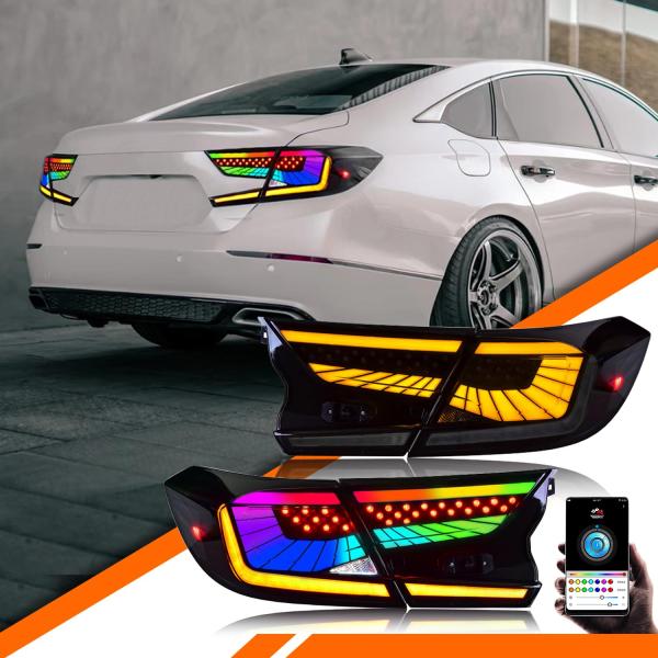 【並行輸入品】 LED Tail Lights for Honda Accord 2018 2022...
