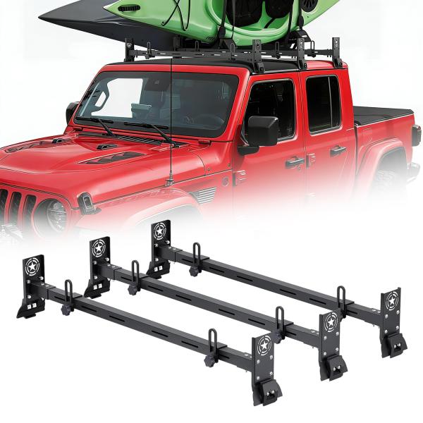 【並行輸入品】 Heavy Duty Roof Rack Cross Bars for Jeep W...
