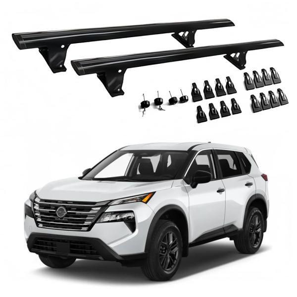 【並行輸入品】 220lbs Lockable Roof Racks Cross Bars Fits...
