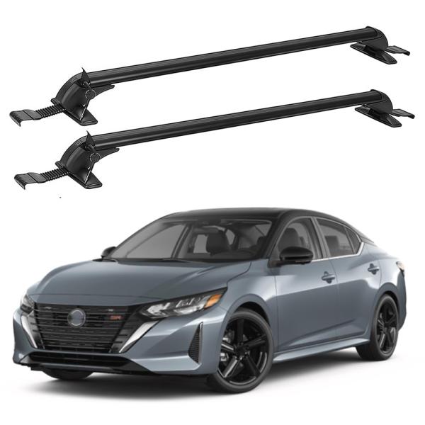 【並行輸入品】 Lockable Roof Racks Cross Bars Fits for Ni...