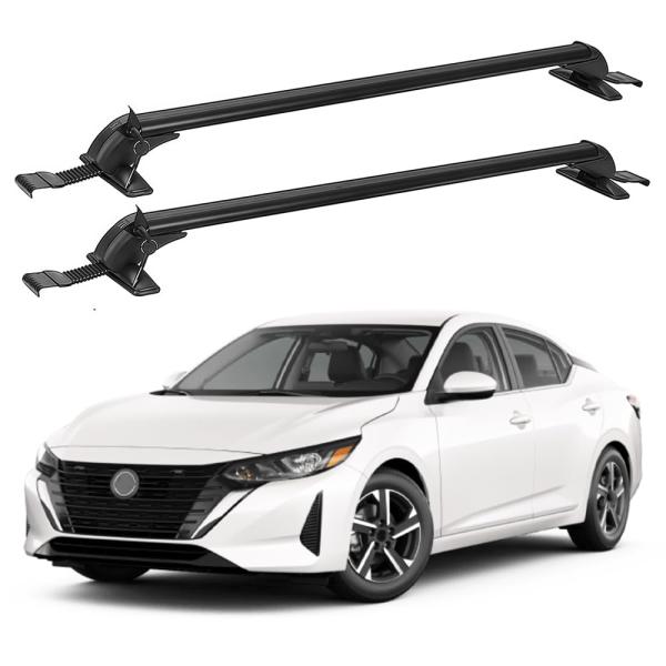 【並行輸入品】 Lockable Roof Racks Cross Bars Fits for Ni...