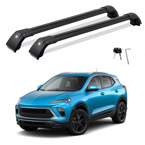 【並行輸入品】 Lockable Roof Rack Cross Bars Fits for Bui...
