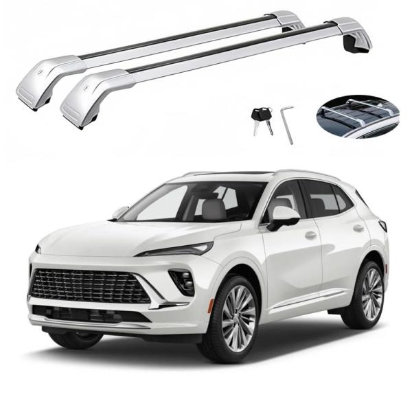 【並行輸入品】 Lockable Roof Rack Cross Bars Fits for Bui...