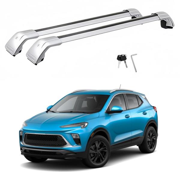 【並行輸入品】 Lockable Roof Rack Cross Bars Fits for Bui...