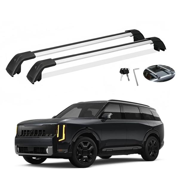 【並行輸入品】 TINIANHHCT Lockable Roof Rack Cross Bars F...