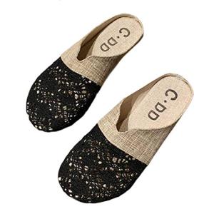 シューズ レディース かかとなし スリッポン ぺたんこ 歩きやすい おしゃれ サンダル 履きやすい カジュアル スリッパ風 サボサ