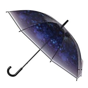 SPICE OF LIFE ビニール傘 ハッピー クリア アンブレラ イルミネーション 58.5cm 反射テープ ネイルガード グラスファ