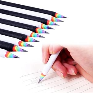 Rimikuru 鉛筆 2B えんぴつ レインボーえんぴつ 20本/30本 セット Rainbow Pencils 虹 かわいい
