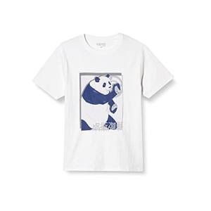 Tシャツ 大人用 高校生 大学生 半袖 パンダ ホワイト M