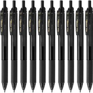 ぺんてる ゲルインキボールペン エナージェルS 0.7mm 黒 10本 BL127-A