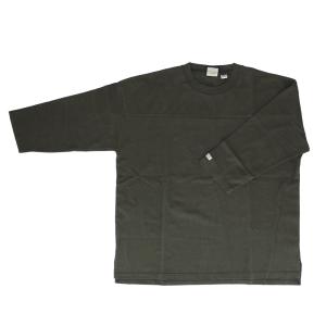 ☆ 02.チャコール ☆ LLサイズ ☆ Goodwear USAコットンBIG切替7分袖T Goodwear グッドウェア 7分袖 tシャツ Tシャツ ロンT ロングシャツ｜lucky13