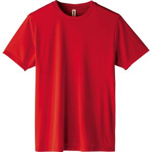 ☆ 010.レッド tシャツ メンズ 半袖 大きいサイズ 通販 Tシャツ カットソー レディース 3L 大きいサイズ 無地 ユニフォーム 3.5オンス 吸｜lucky13