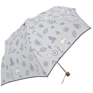 ☆ kasviCAT/グレー ☆  シルバーコーティング 雨晴兼用 55cm 降りたたみ傘 折りたたみ傘 レディース 折り畳み傘 55cm 雨晴兼用 晴雨兼用｜lucky13